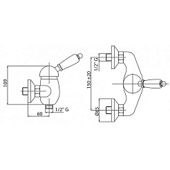 Cezares Смеситель ELITE-D-02-Bi для душа – фотография-2